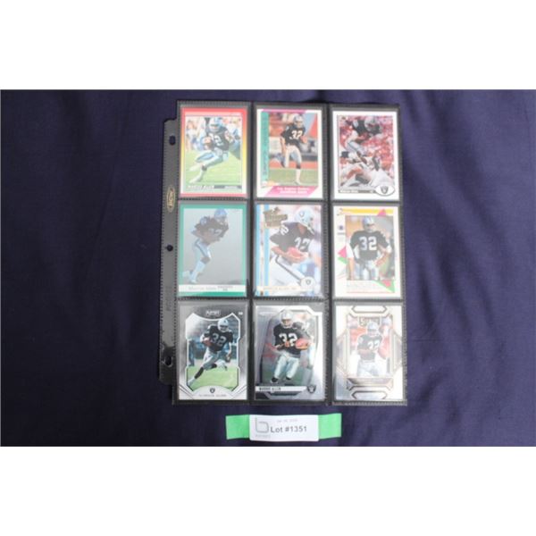 (9) Marcus Allen Card Lot - MINT