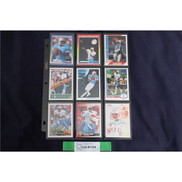 (13) Warren Moon Card Lot - MINT