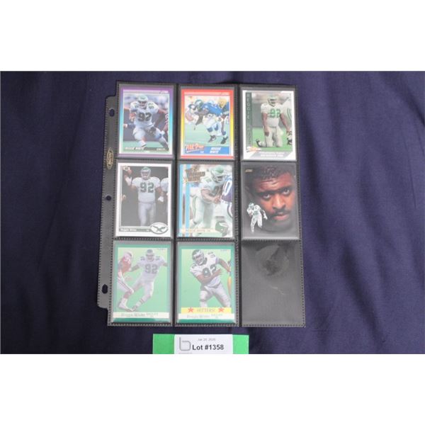 (8) Reggie White Card Lot - MINT