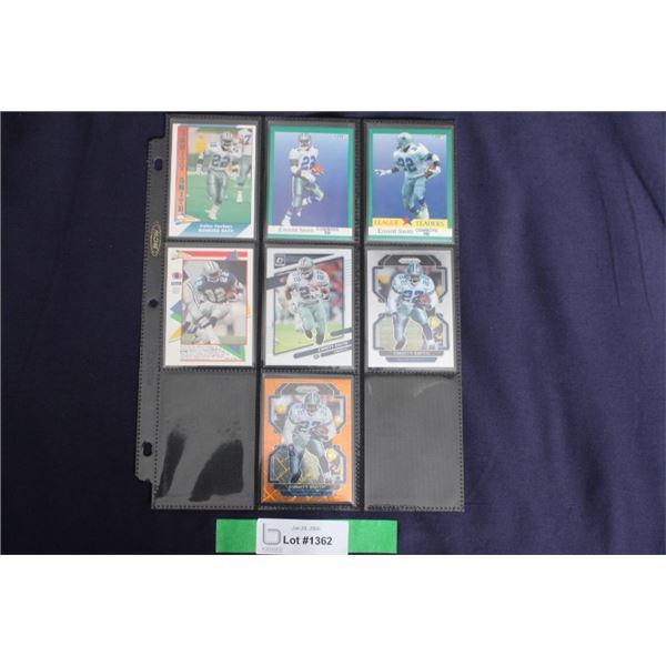 (7) Emmitt Smith Card Lot - MINT