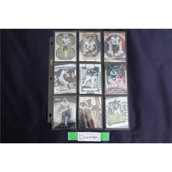 (9) A.J. Brown Card Lot - MINT