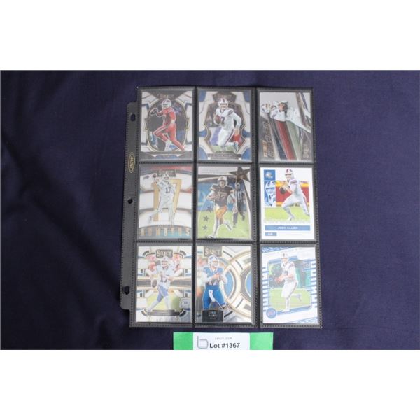 (9) Josh Allen Card Lot - MINT