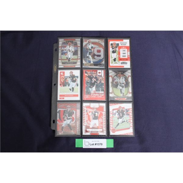 (9) Joe Burrow Card Lot - MINT