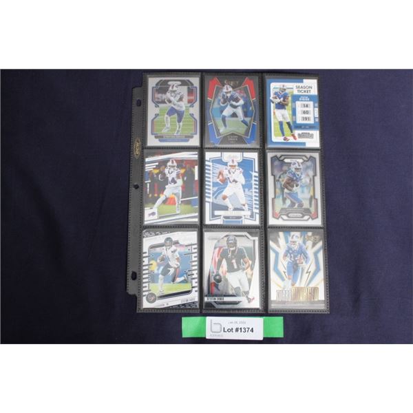 (9) Stefon Diggs Card Lot - MINT
