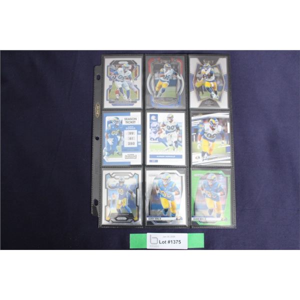(9) Aaron Donald Card Lot - MINT