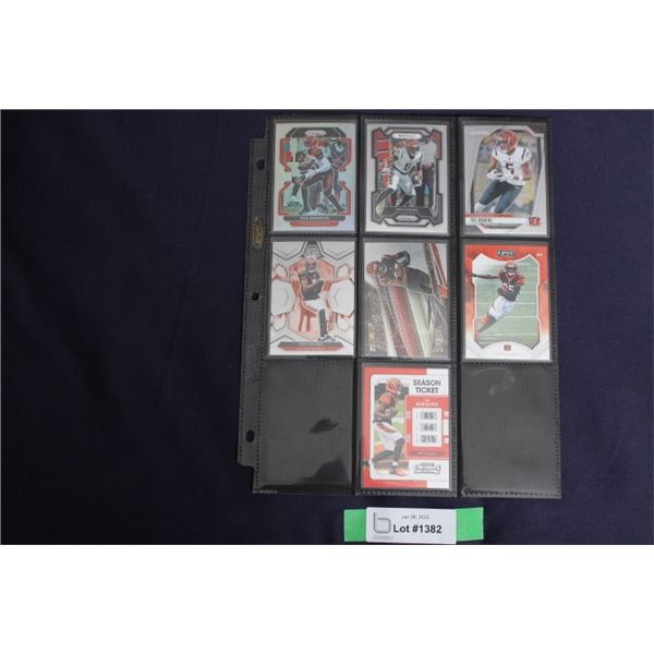 (7) Tee Higgens Card Lot - MINT