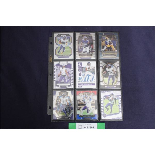 (9) Justin Jefferson Card Lot - MINT