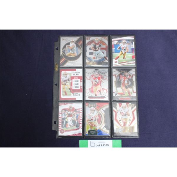 (9) George Kittle Card Lot - MINT