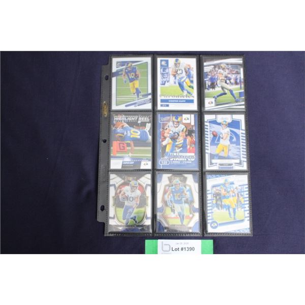 (9) Cooper Kupp Card Lot - MINT