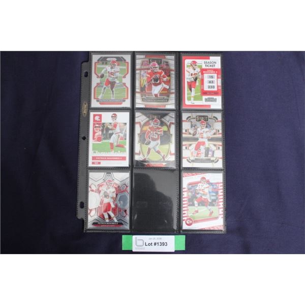 (8) Patrick Mahomes III Card Lot - MINT