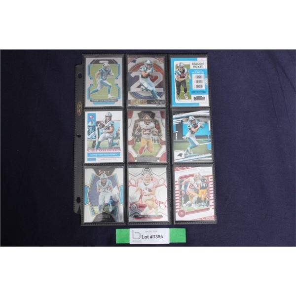 (9) Christian McCaffrey Card Lot - MINT
