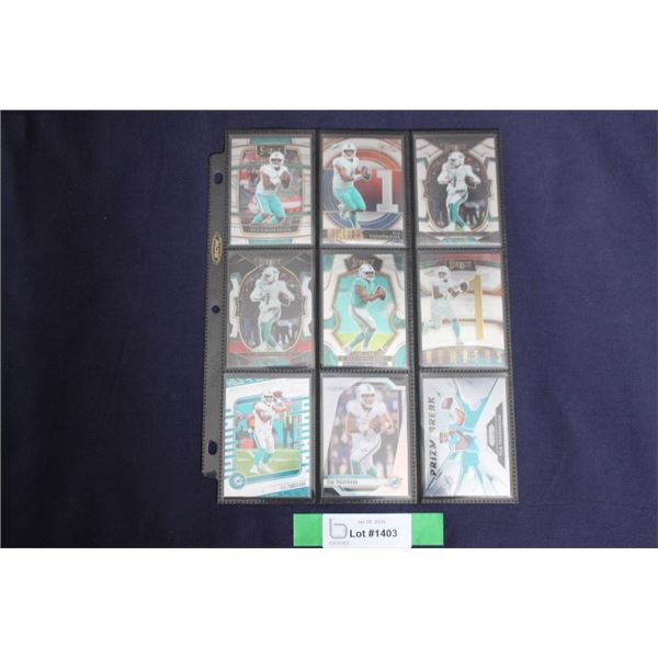 (9) Tua Tagovailoa Card Lot - MINT