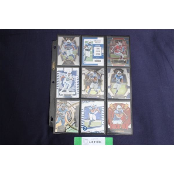 (12) Jonathon Taylor Card Lot - MINT