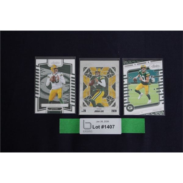 (3) Jordan Love Card Lot - MINT