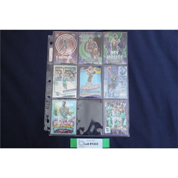 (8) Jayson Tatum Card Lot - MINT