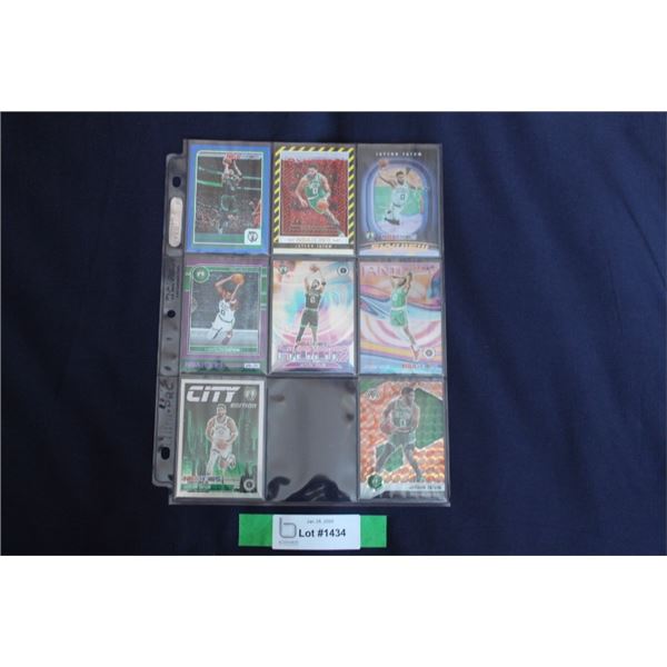 (8) Jayson Tatum Card Lot - MINT