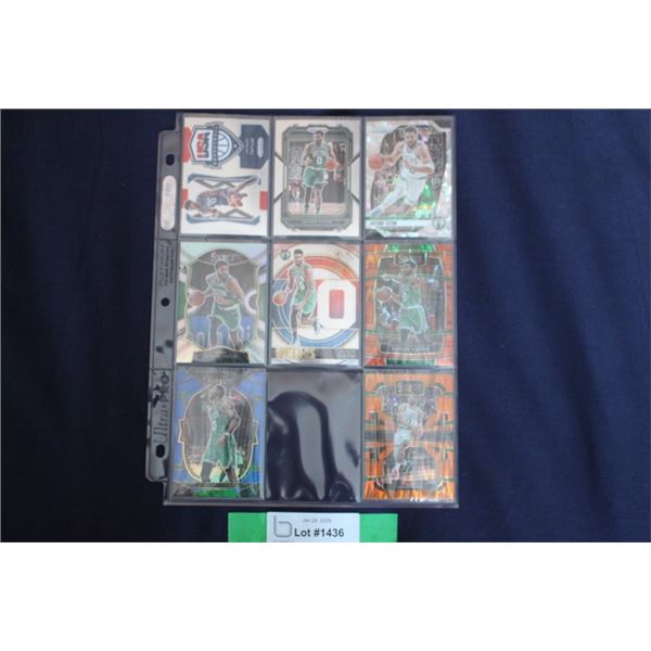 (8) Jayson Tatum Card Lot - MINT
