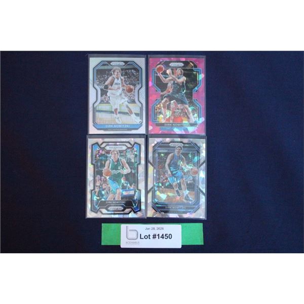 (4) Dirk Nowitzki Card Lot - MINT