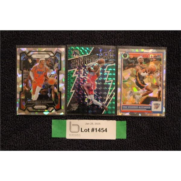 (3) Shai Gilgeous-Alexander Card Lot - MINT