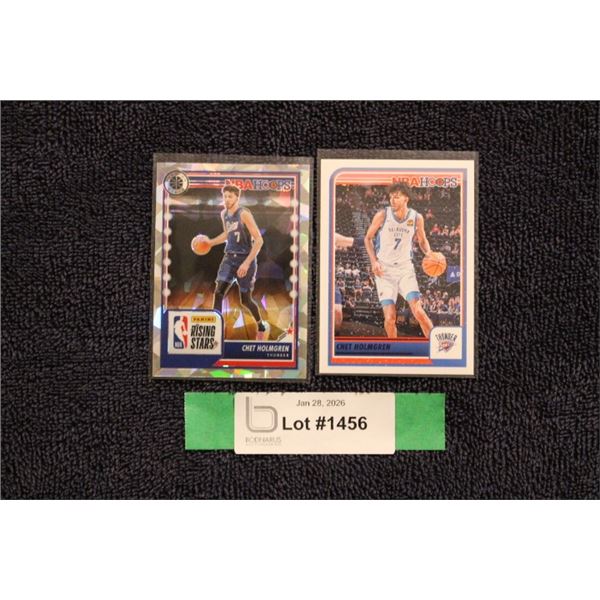 (2) Chet Holmgren Card Lot - MINT