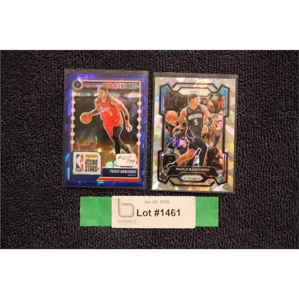 (2) Paolo Banchero Card Lot - MINT