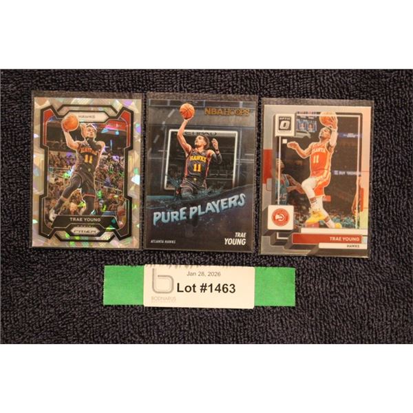 (3) Trae Young Card Lot - MINT