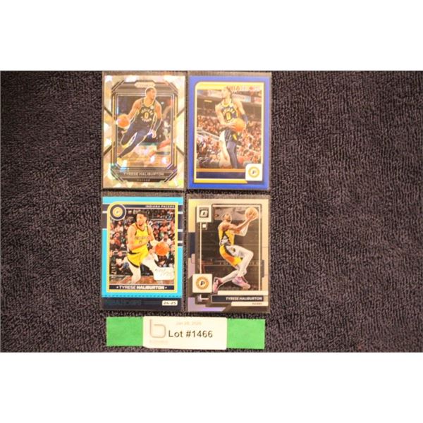 (4) Tyrese Haliburton Card Lot - MINT