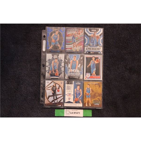 (9) Chet Holmgren Rookie Card Lot - MINT