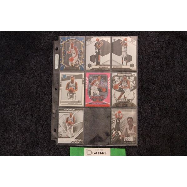 (8) Devin Vassell Rookie Card Lot - MINT