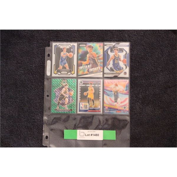 (6) Brandin Podziemski Rookie Card Lot - MINT