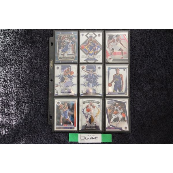 (15) Moses Moody Rookie Card Lot - MINT