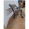 Image 4 : *Vintage Cast Iron Bench w/ Wooden Planks, 20" x 48" x 27", Cannot Ship