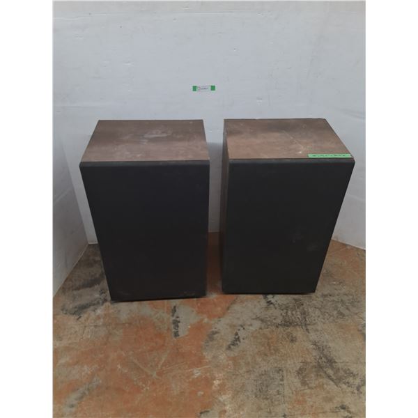 *(2) Vintage Floor Speakers, Measurements In Pics, Both As Is, Cannot Ship