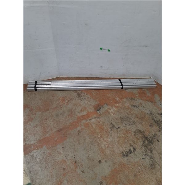 *(5) Pieces of Aluminum Unistrut Strut Channel, Longest is 60"- CANNOT SHIP
