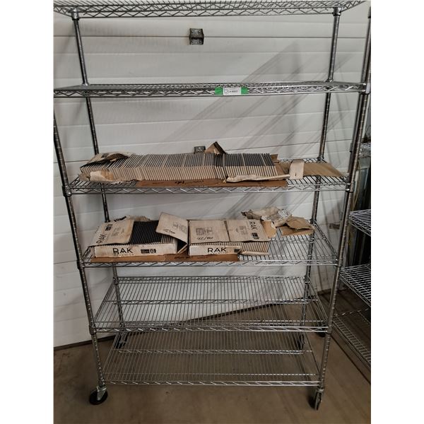 *Lot of (178) Pieces of 9.5" X 2.5" Black Ceramic Tile, Rack Not Included, Cannot Ship