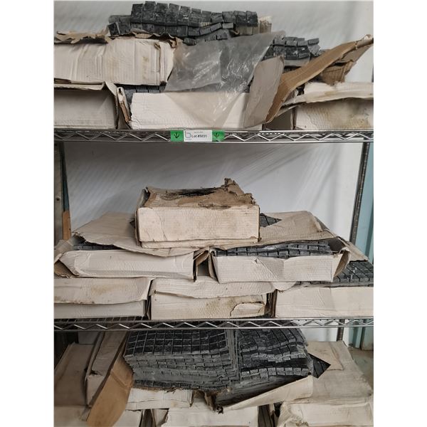 *Approximately (6) Boxes of Granite Tile, All 12" x 12" Strips, Cannot Ship, Rack Not Included