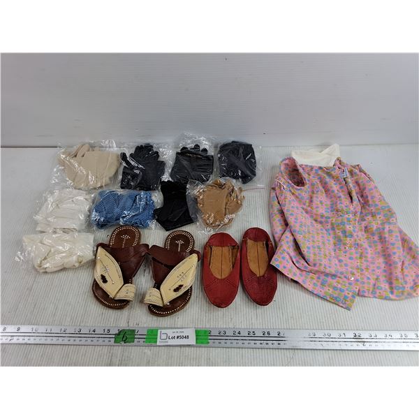 Assorted Women's Gloves, Kids Footwear, Doll Dress
