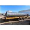 Image 11 : 1980 T.J. Welding Mfg Model 1800 Triple-Axle Dualy Pintle-Hitch Flat Deck Trailer, 18' Deck. Has TOD