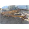 Image 2 : 1980 T.J. Welding Mfg Model 1800 Triple-Axle Dualy Pintle-Hitch Flat Deck Trailer, 18' Deck. Has TOD