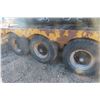 Image 4 : 1980 T.J. Welding Mfg Model 1800 Triple-Axle Dualy Pintle-Hitch Flat Deck Trailer, 18' Deck. Has TOD