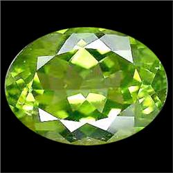 1.5ct Parrot Green Oval Peridot Gemstone (GMR-0714A)