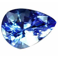 0.74ct Pear Shape Natural Violet Blue Tanzanite Gem VS (GEM-19142)