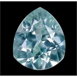 1.36ct Sky Blue Zircon Pear Facet Cambodia VVS (GEM-19077)