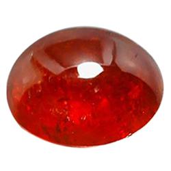 5.71ct Oval Cabochon Orange Spessartite VS (GEM-18287)
