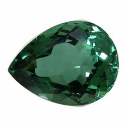 16.16ct Top Blue Green Pear Concave Amethyst  (GEM-17244)
