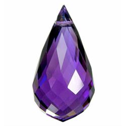 12.43ct Briolette Purple AAA Amethyst (GEM-16929B)