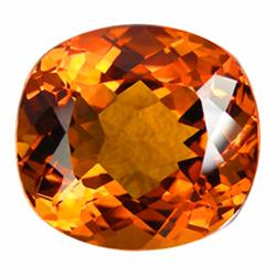 43.10ct Cushion Honey Red Orange Citrine (GEM-16787)