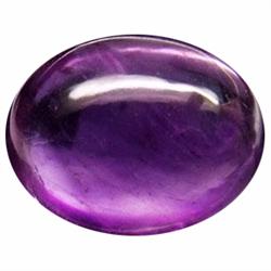 11ct Oval Cabochon Purple Amethyst (GEM-12924A)