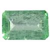 Image 1 : 4.43ct Dazzling Natural Green Emerald Octagon  (GEM-10278)