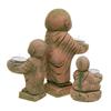 Image 2 : Sandstone 3 Monks Candle Holder (CLB-483)